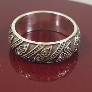 Brighton Silver Plated Mumtaz Heart Ring